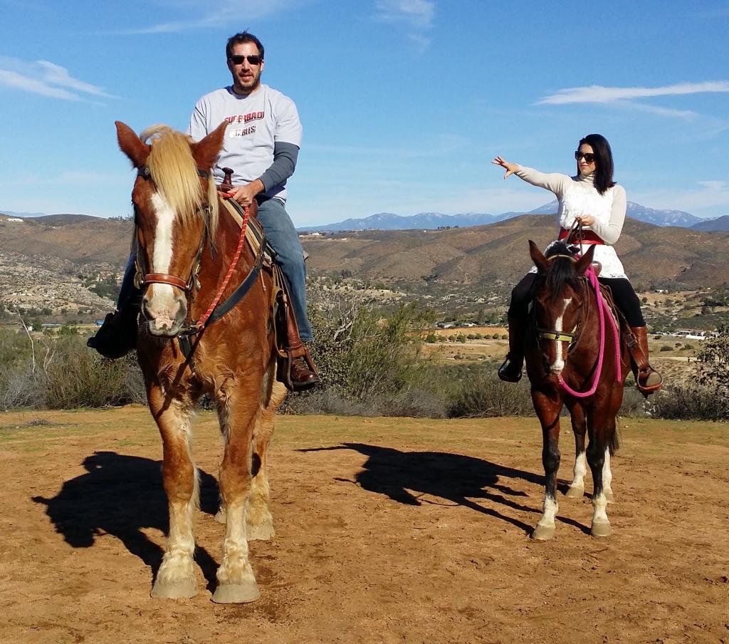 Harlan Malter’s first horse ride. (Courtesy Harlan Malter/Julie June Stewart photo)